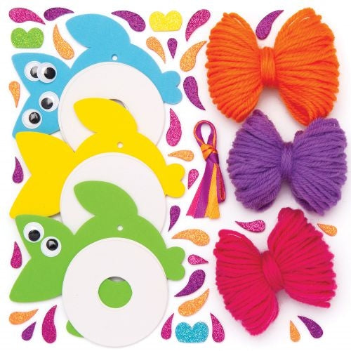 Tropical Fish Pom Pom Kits (Pk.3