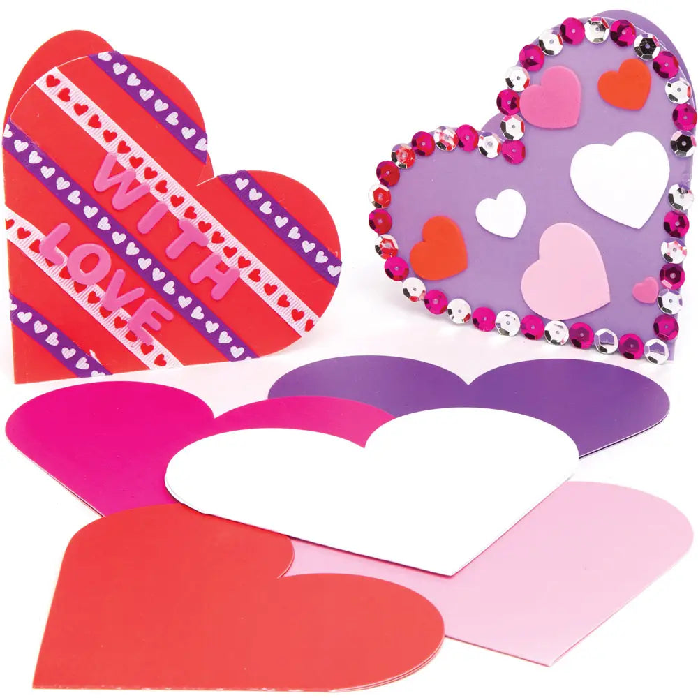 Heart Greeting Cards (Pack Of 12)