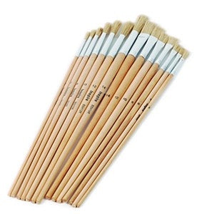 Paint Brush X 12 Hogfitch No2