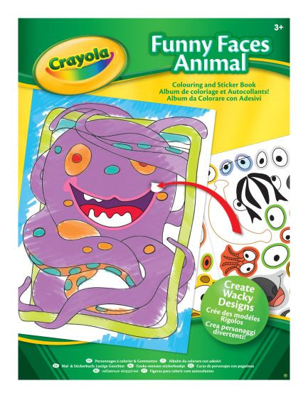 Funny Faces Sticker Book