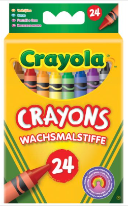 Crayons 24 Assorted Eco
