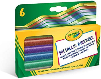 Crayola 6Ct Metallic Markers