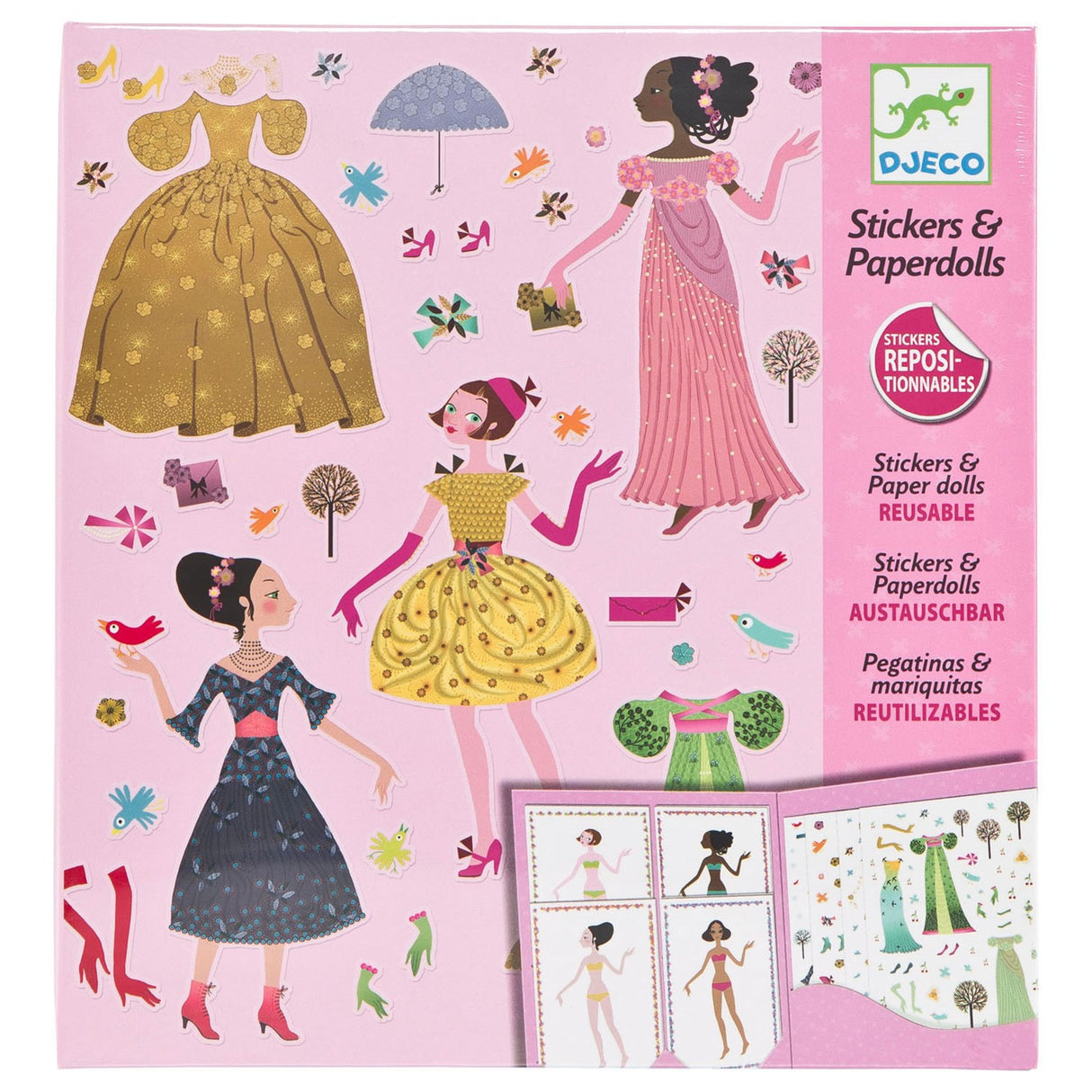 Djeco Paper dolls - Dresses through the seasons