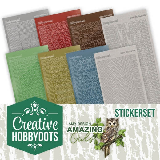 Creative Hobbydots 6 - Amazing Owls - Sticker Set