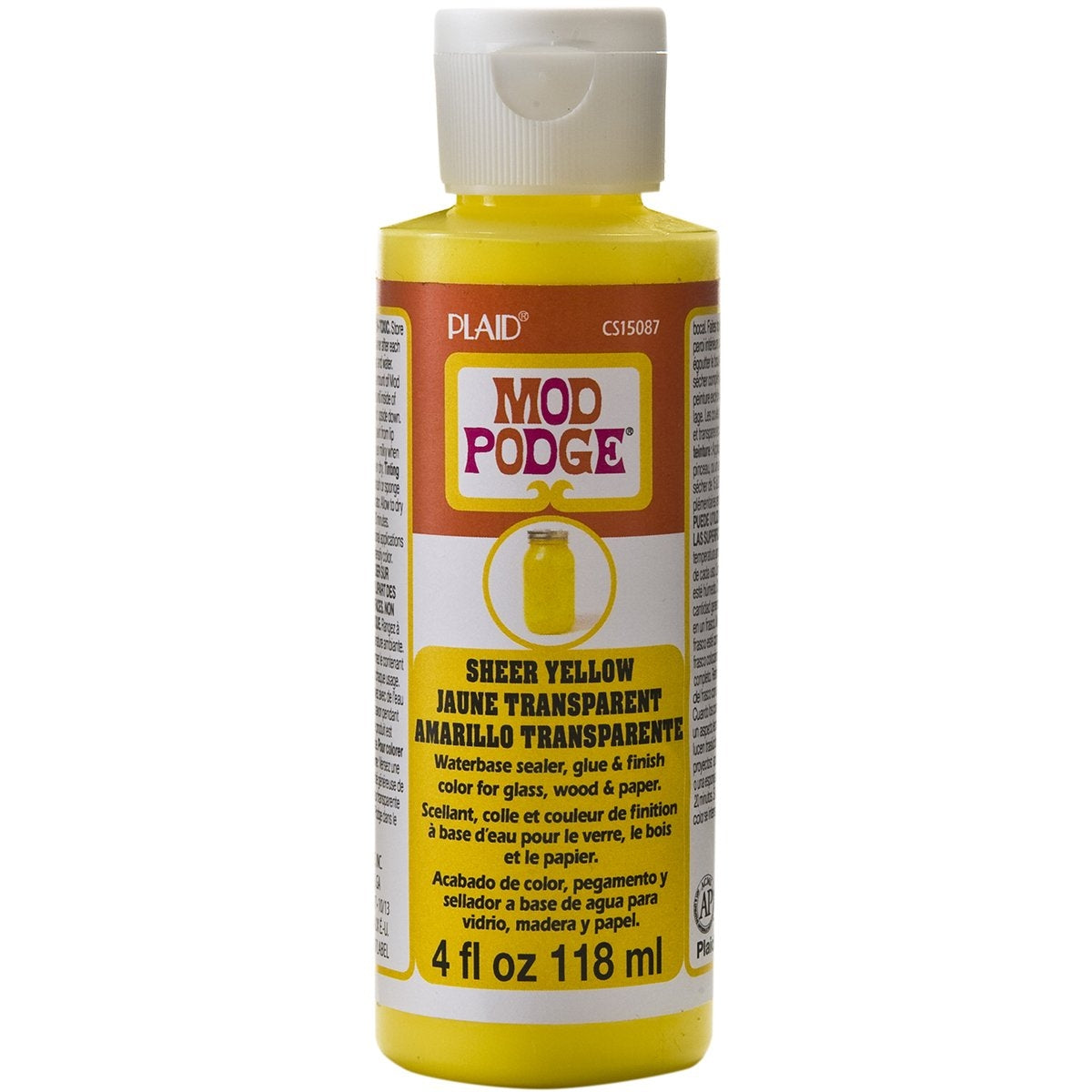 Mod Podge Sheer Colour Yellow 4oz/118ml
