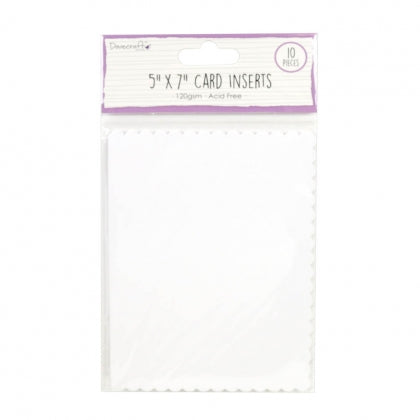 DC 5x7 Card Inserts