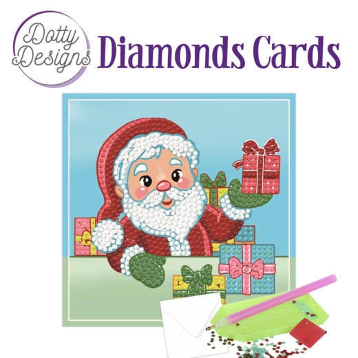 Dotty Designs Diamonds Cards - Santa