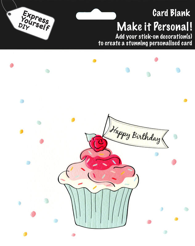 CARD BLANK MIP- CUPCAKES doorpluoff