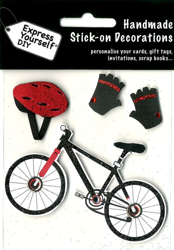 TOPPERS- BICYCLE, HELMET & GLOVES