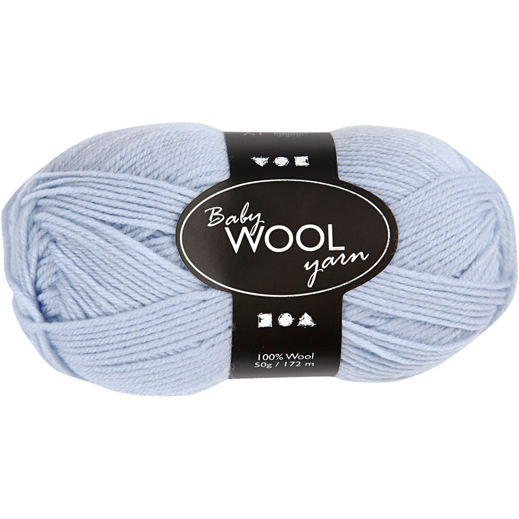 Baby Yarn, light blue, L: 172 m, 50 g/ 1 ball