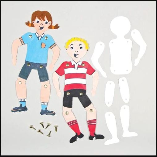 JOINTED PERSON CARD KIT PK.12