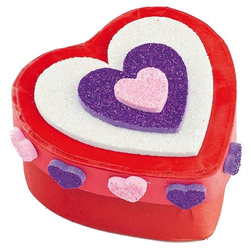 Heart Glitter Foam Stickers (Pack of 120)