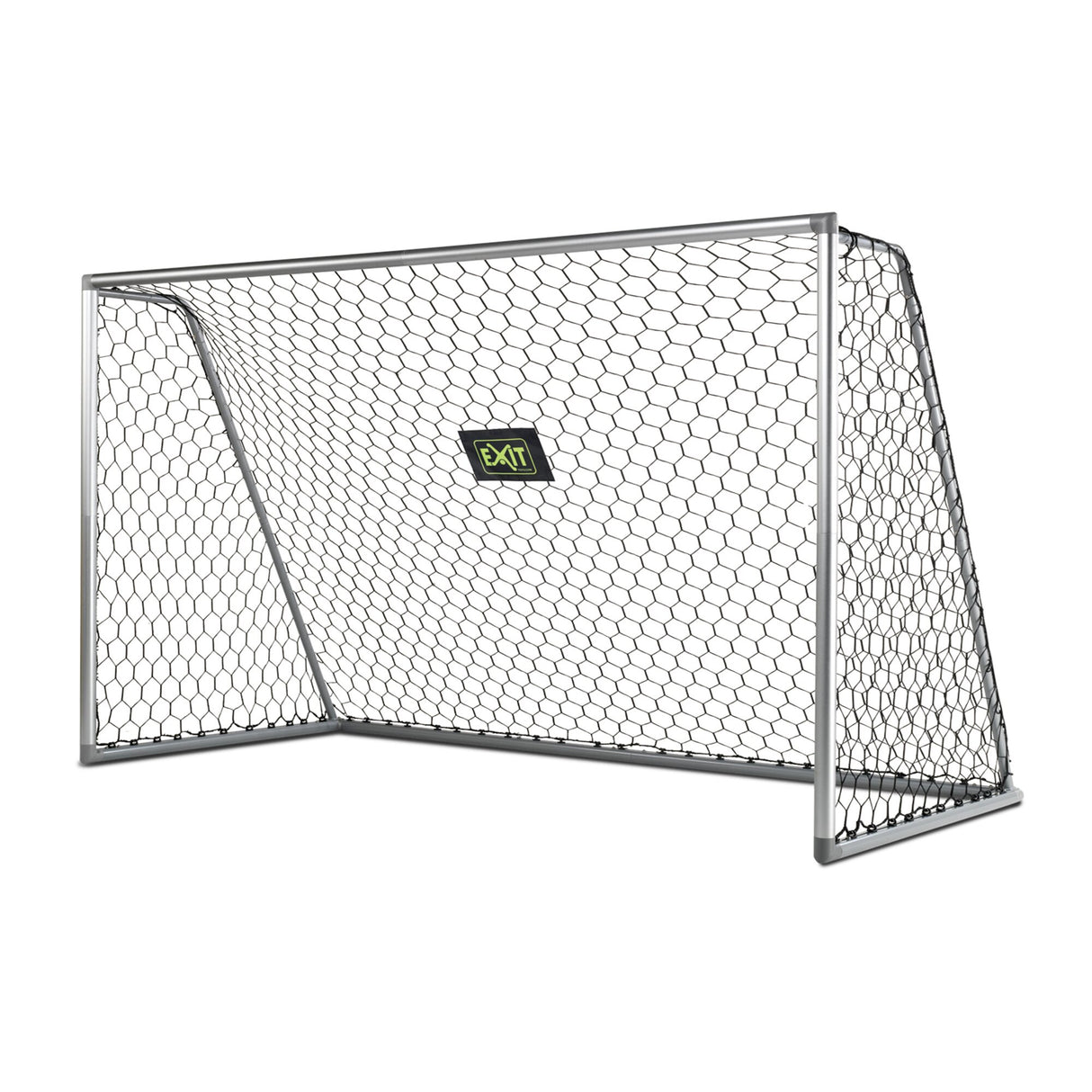EXIT Scala Aluminium Soccer Goal - Matt Silver (10 x 6.6 Ft)