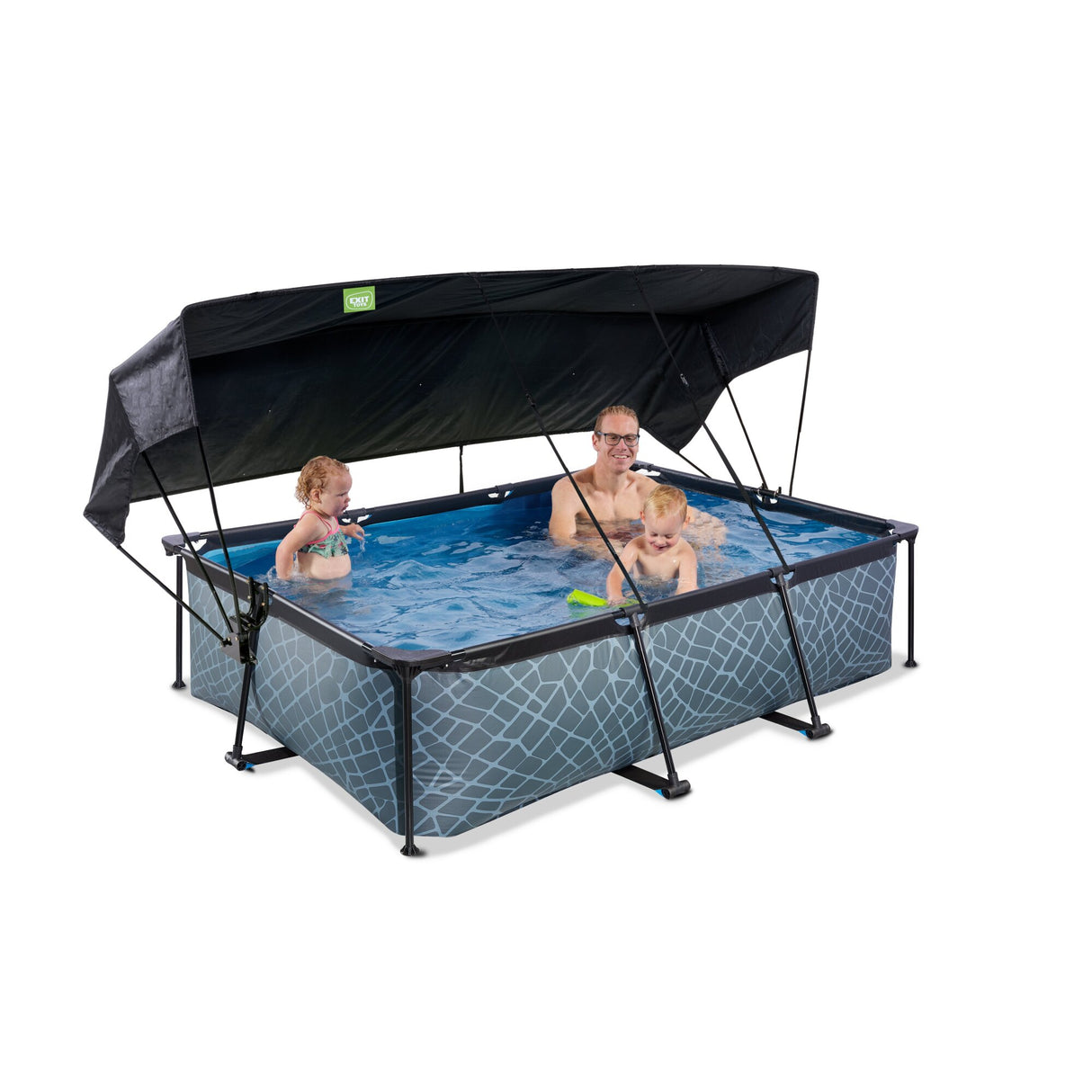 EXIT Frame Pool 220x150x60cm (12v Cartridge)