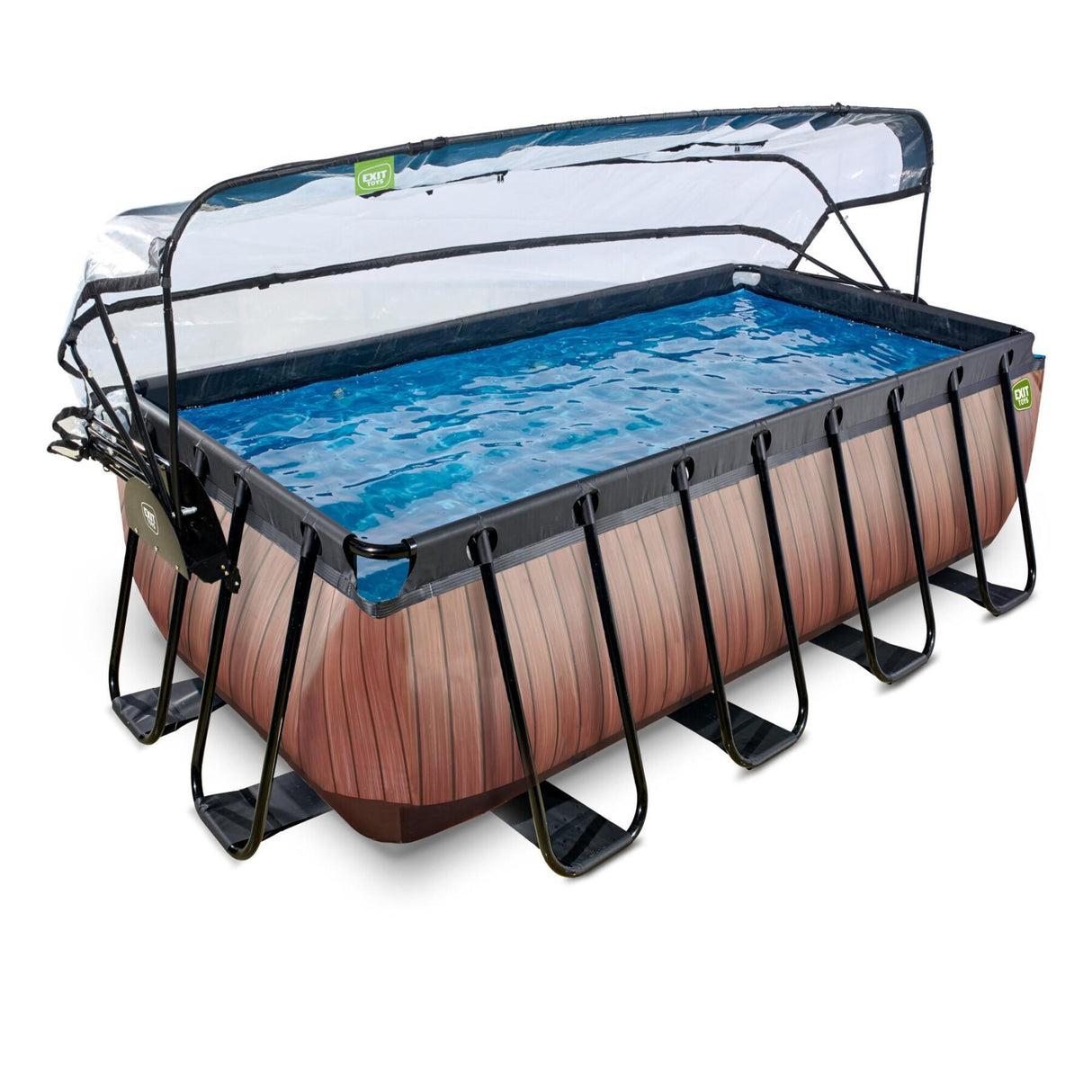 EXIT Frame Brown Pool - 4x2x1.22m (12v Sand filter)