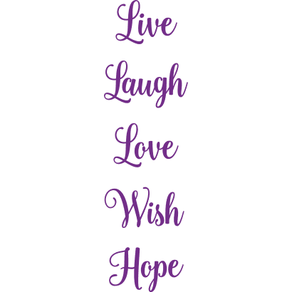 Embossing Folder (5PC) - Inspirational Words 1