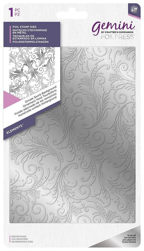 Foil Stamp Die - Elements - Ornate Swirls Backgro