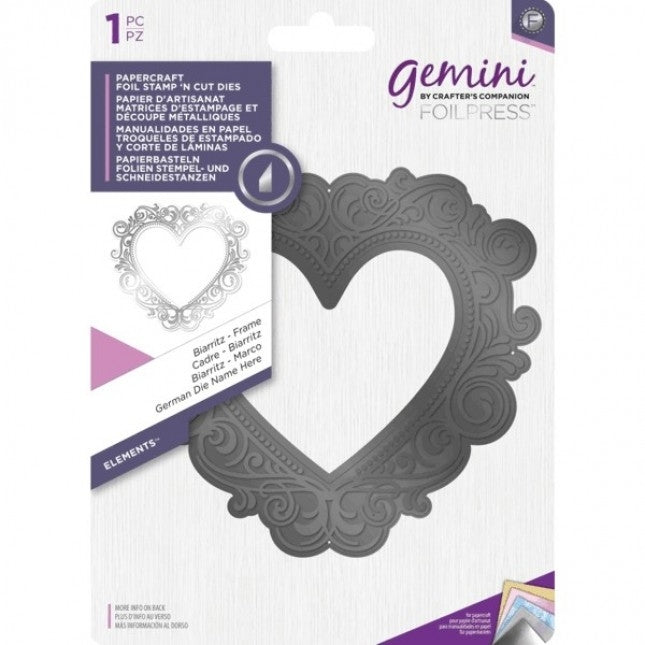 Foil Stamp ‘N’ Cut Die - Elements - Biarritz - Fra