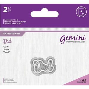 Gemini Die - Essentials Only Words - Dad