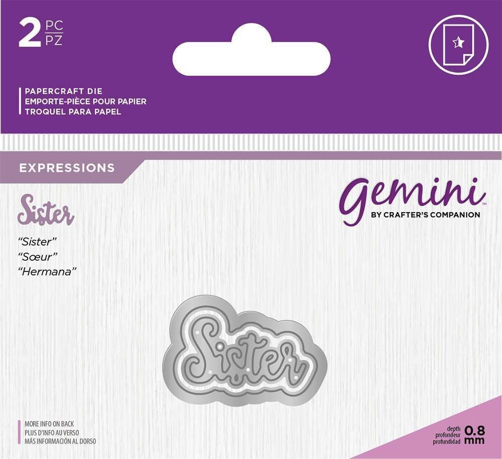 Gemini Die - Essentials Only Words - Sister