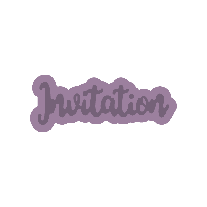Gemini Die - Essentials Only Words - Invitation