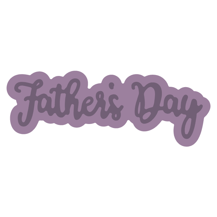 Gemini Die - Essentials Only Words - Fathers Day