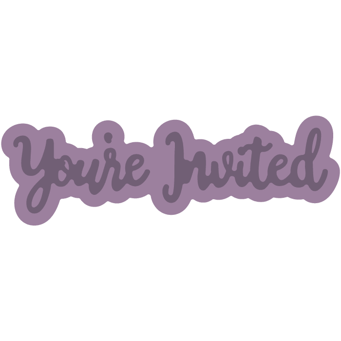 Gemini Die - Essentials Only Words - Youre Invite