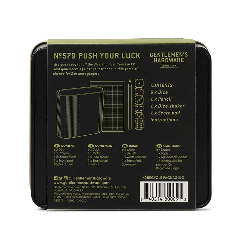 Push Your Luck - Dice Game