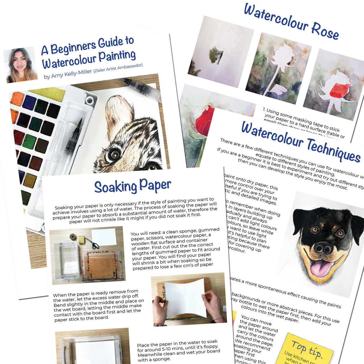 Watercolour 24 half pan set