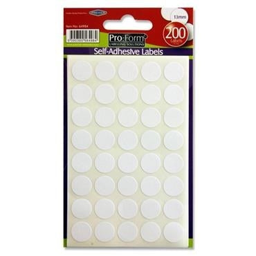CRAFTY BITZ STICKERS - WHITE DOTS