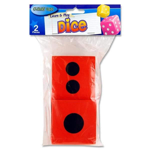 Learn And Play Giant Dice 2 Pack
