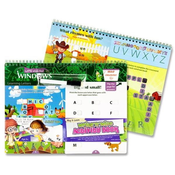 Clever Kidz Write ‘n Wipe Activity Book