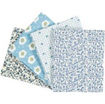 Patchwork Fabric, size 45x55 cm, 100 g/m2, 4 pcs,