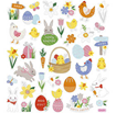 Stickers, sheet 15x16.5 cm, approx. 37 pc, 1 sheet