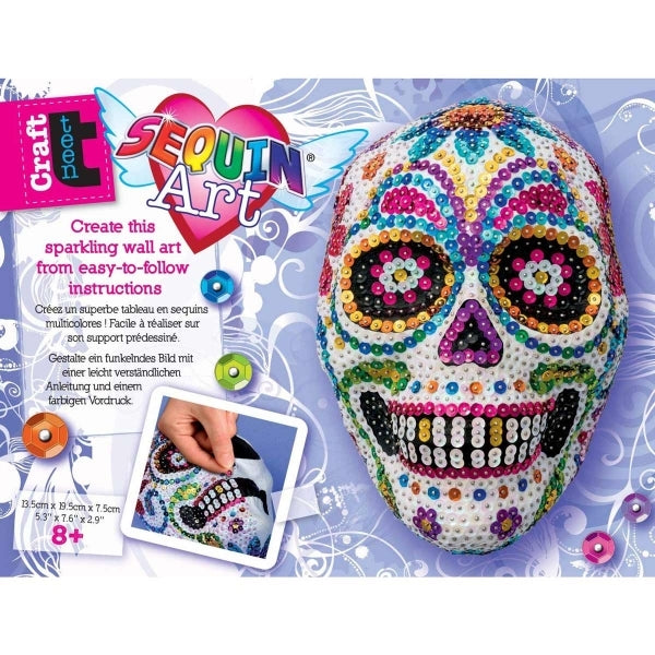 3D Sequin Art TC Sugar Skull