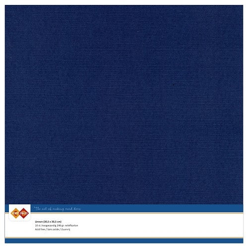 Linnenkarton - 30.5 x 30.5 - Dark Blue