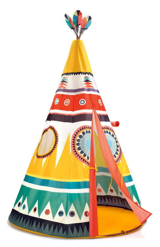 Djeco Play Tent Teepee Outdoor Tent for Kids