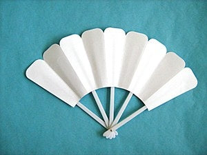 Folding Paper Fan Single