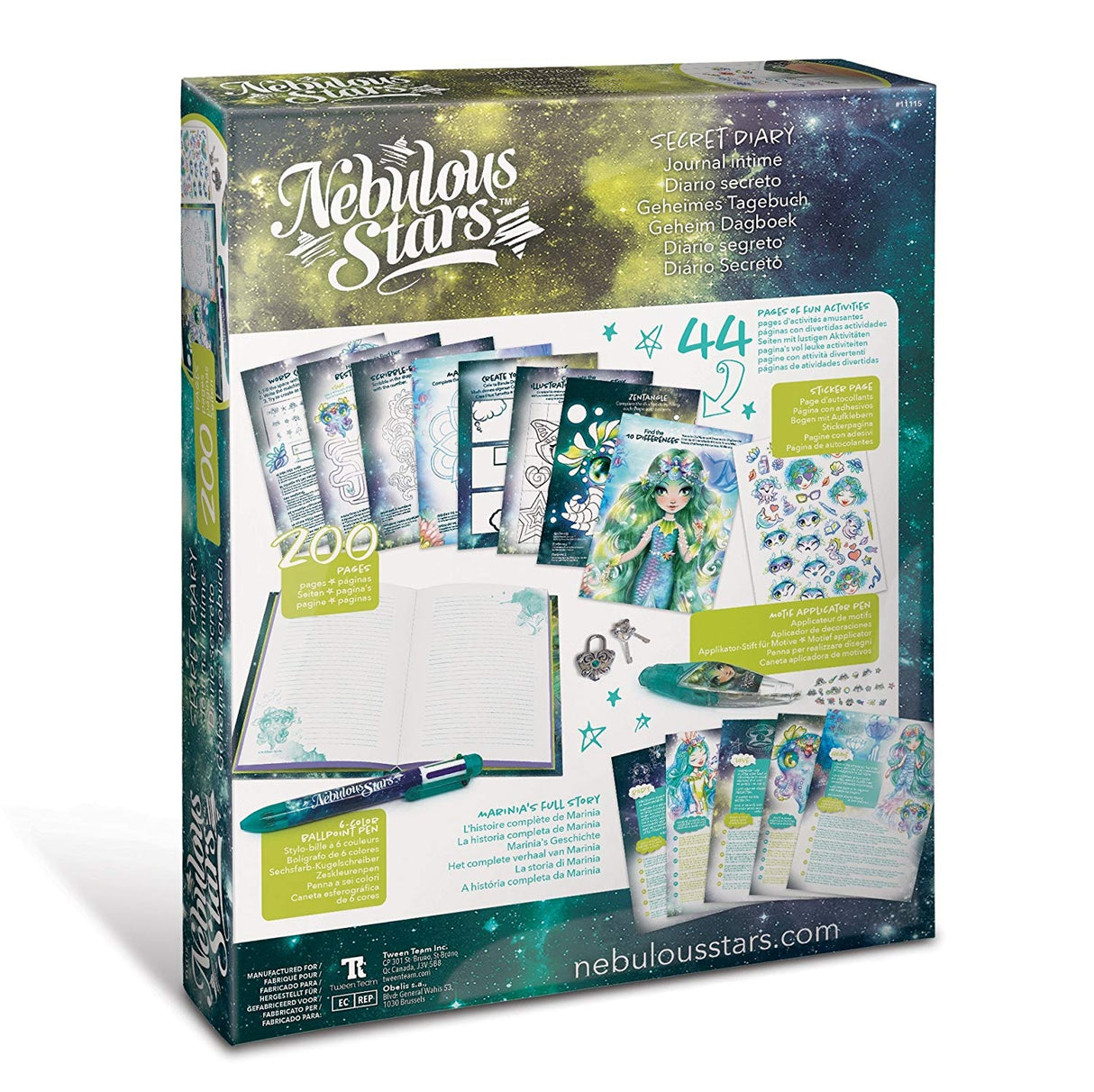 Nebulous Stars Secret Diary Set - Marinia