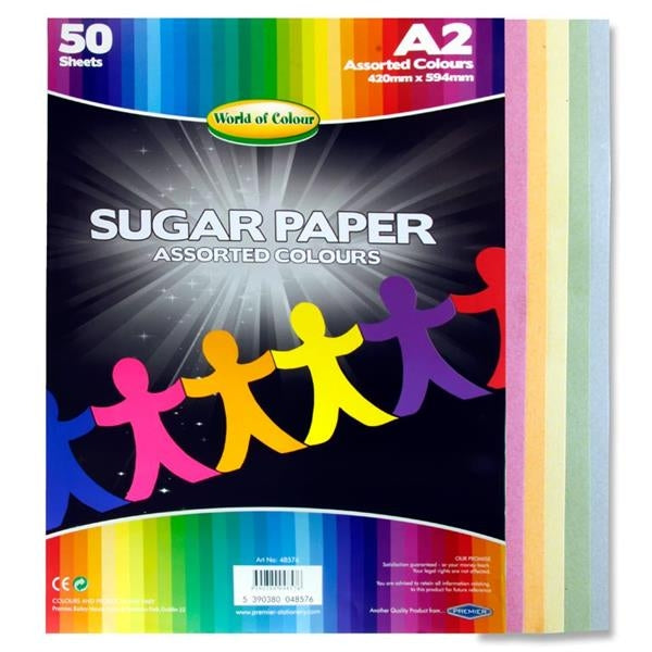 WOC PK.50 A2 COL. SUGAR PAPER
