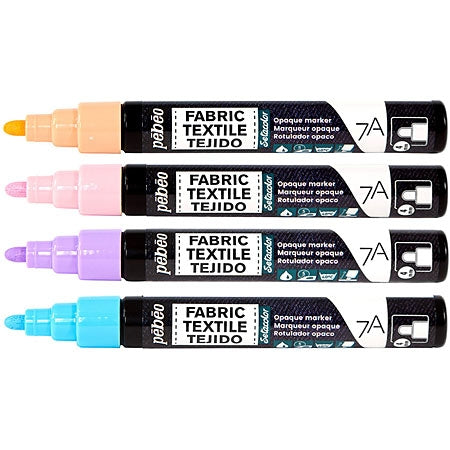 7A Opaque Marker 4mm Pk.6 Pastel