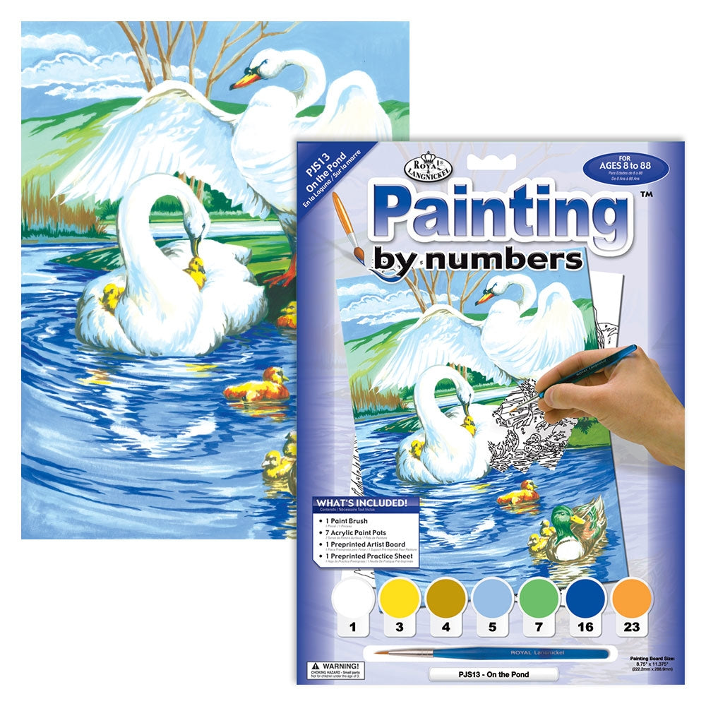 Paint By Numbers Junior Small - On The Pond