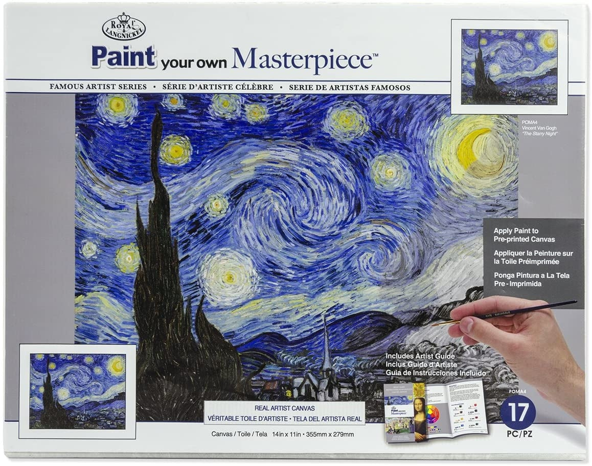 Paint Your Own Masterpiece Set - Starry Night