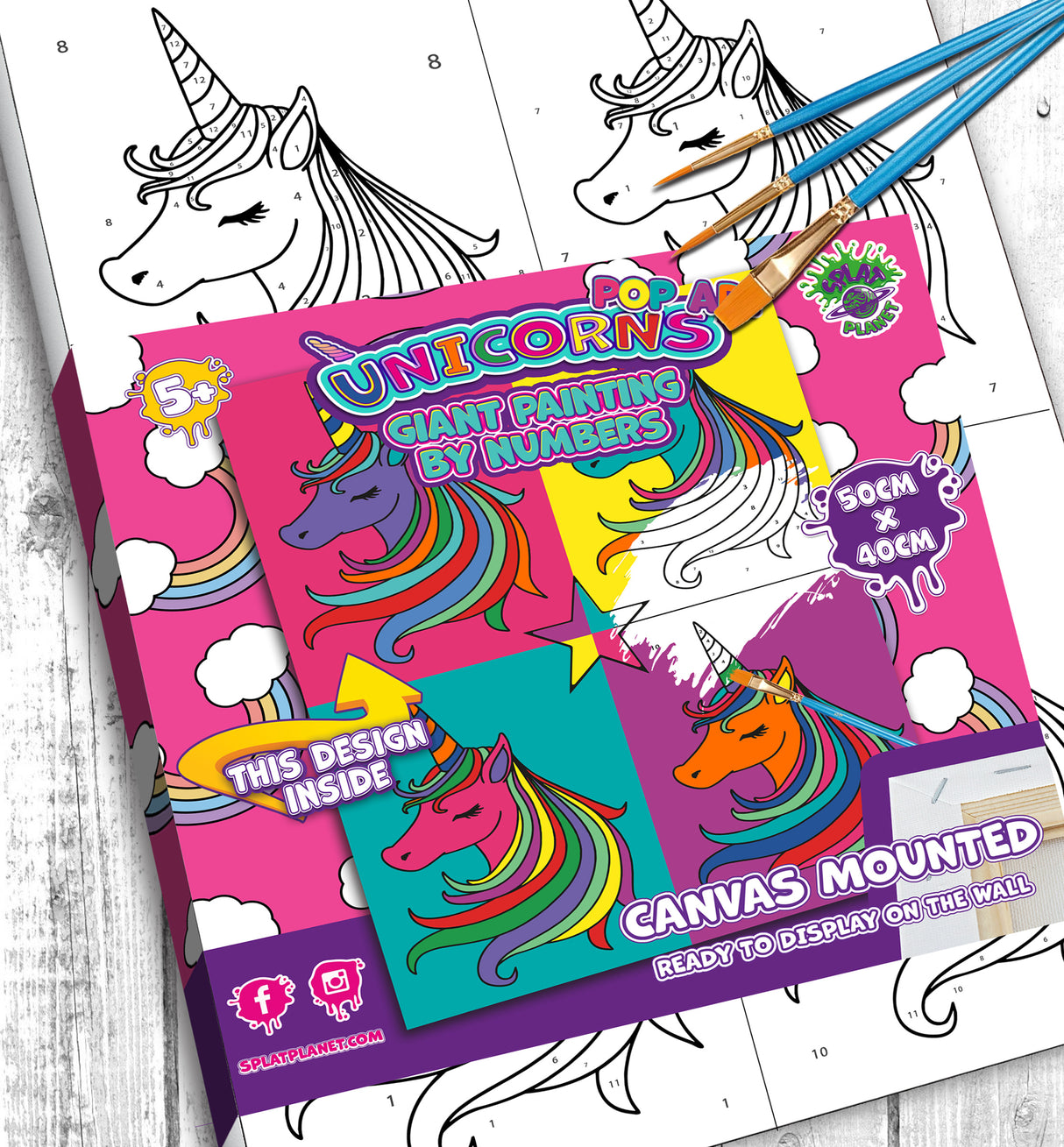 Unicorn Paint By Numbers