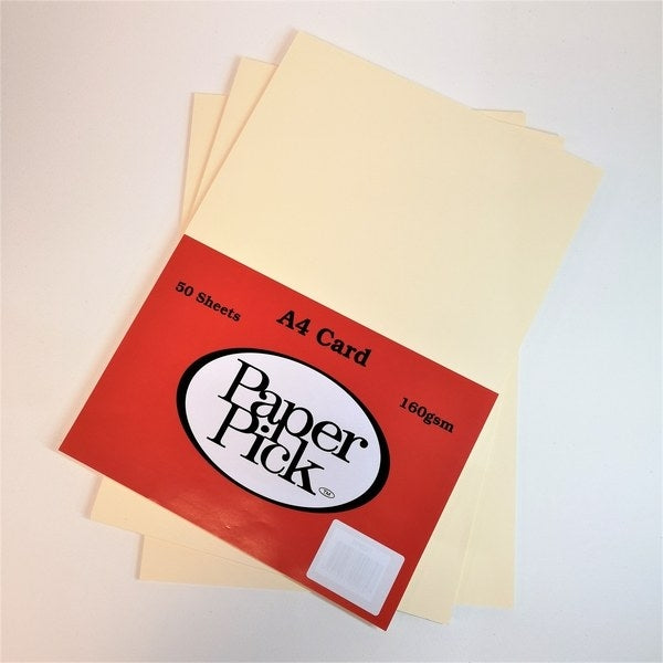 A4 Cream Card 50 Sheets