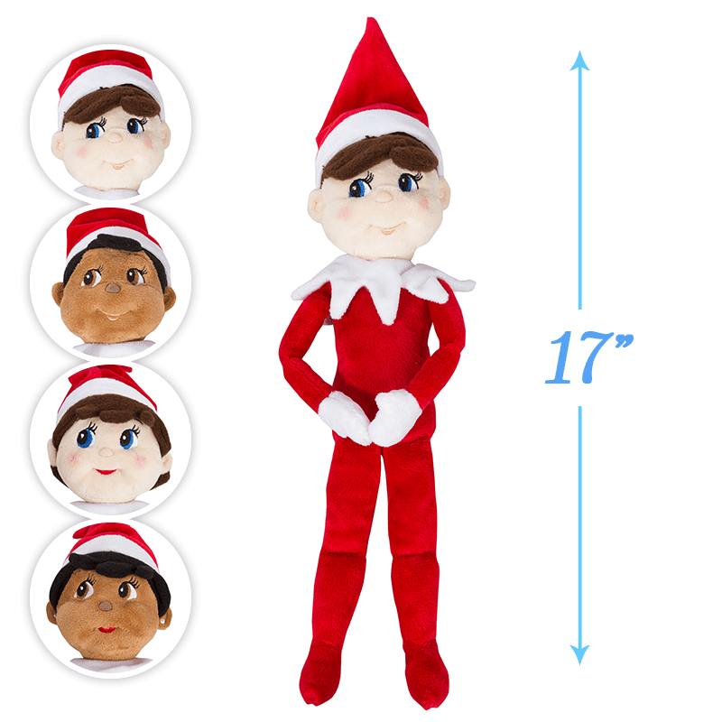 Elf on the Shelf Plushee Pals®- Girl Dark Tone 17”