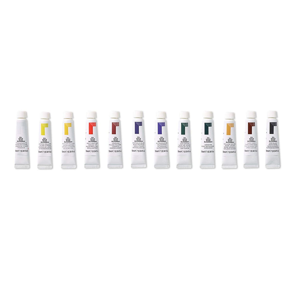 Reeves - Fine Oil 10ml - 12 Hang Pack