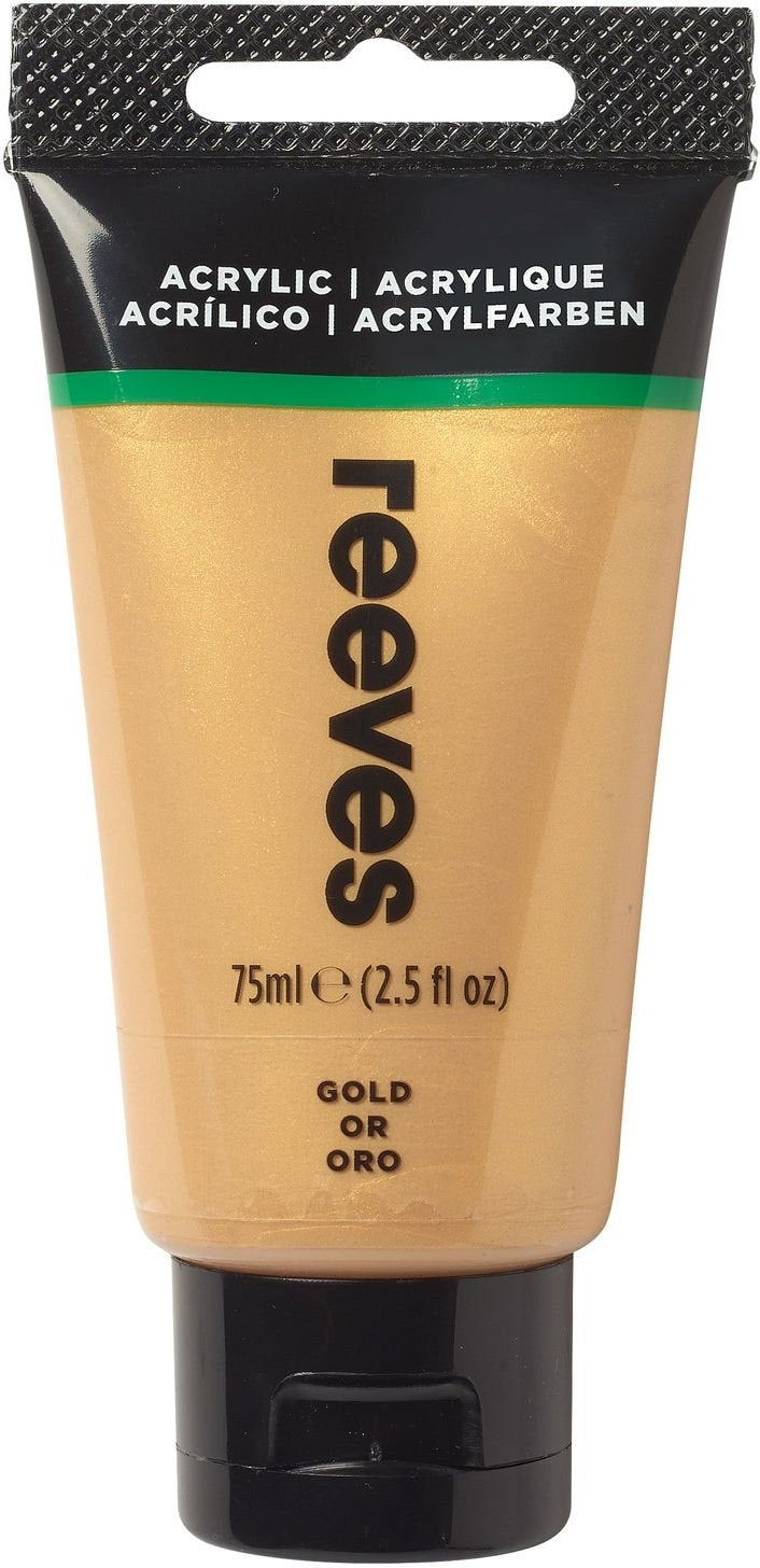 Reeves 75ml Acrylic Paint - Gold