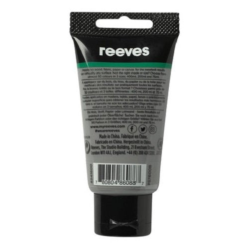 REEVES ACRYLIC 75ML MEDIUM GREY