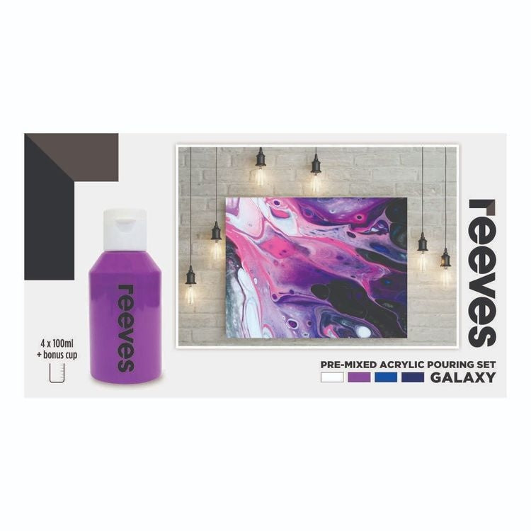 Reeves Pouring Acrylic Set - Galaxy